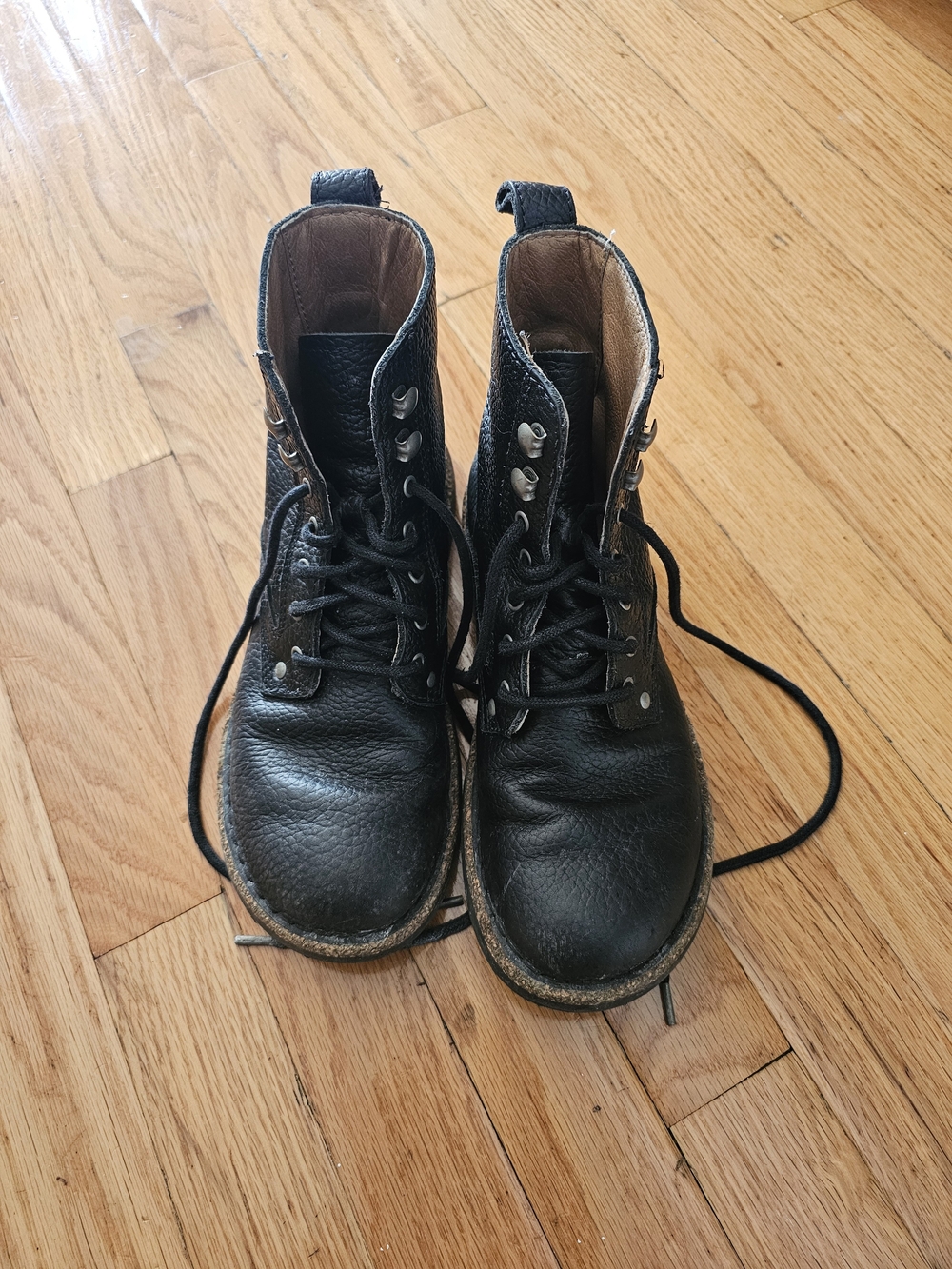 Birkenstock Bryson Natural Leather Lace-Up Boots